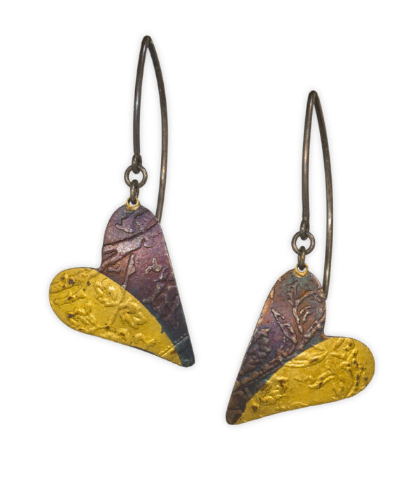Heart Dangle Earrings - Image 5