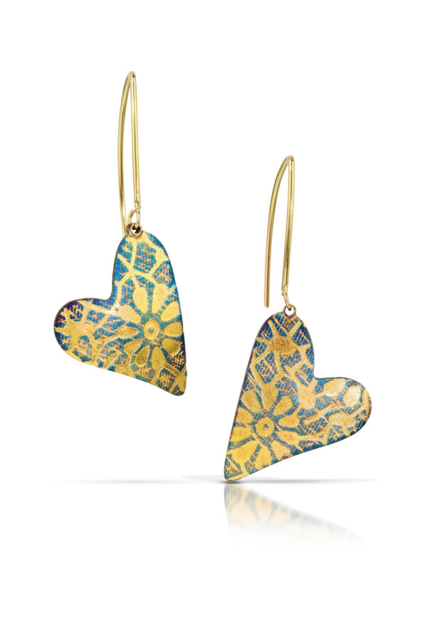 Heart Dangle Earrings