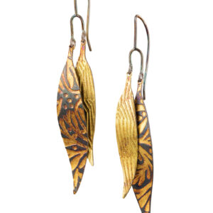 Double Willow Leaf Earrings