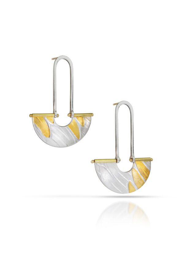Halfmoon Swing Loop Earrings - Image 3