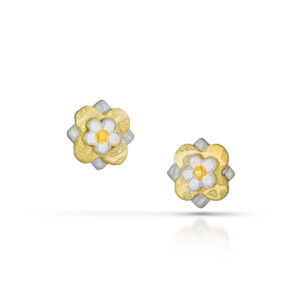 Petite Fleur Triple Stack Stud Earrings