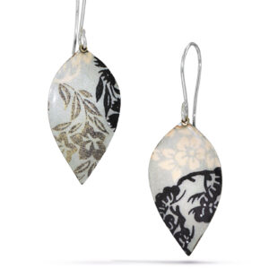 Kimono Leaf Dangle Earrings