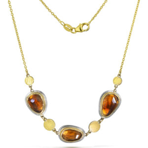 Citrine Trio Necklace