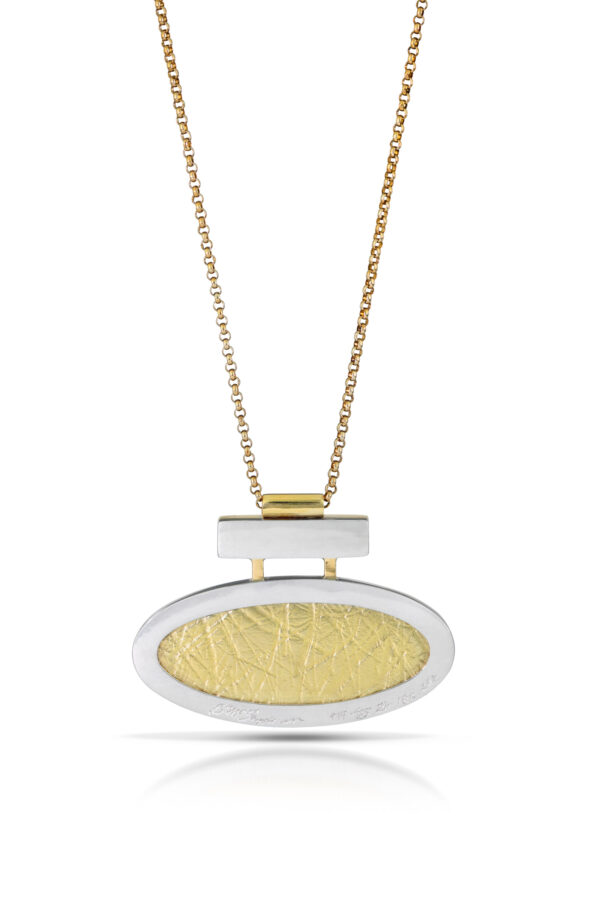 Kyoto Nights Kimono Enamel Necklace - Image 2