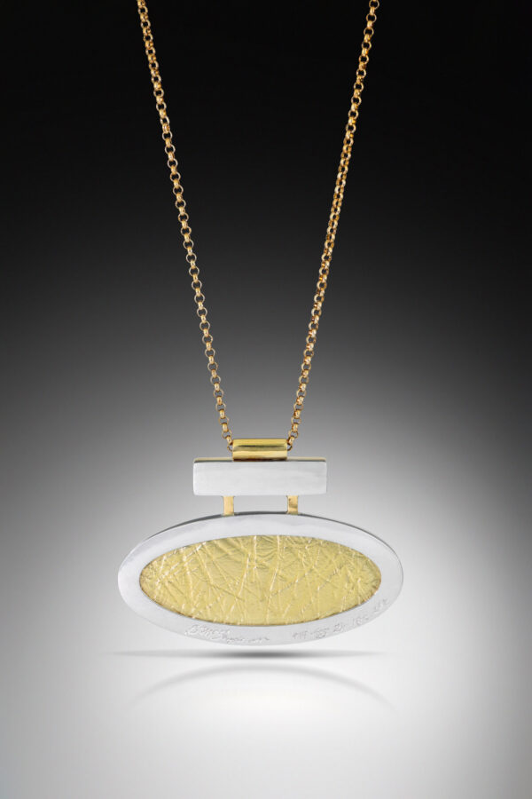 Kyoto Nights Kimono Enamel Necklace - Image 6