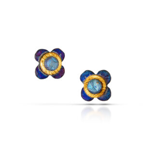 Quatrefoil Triple Stack Stud Earrings