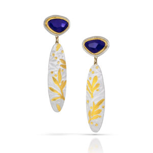 Lapis Floating Dreams Dangle Earrings